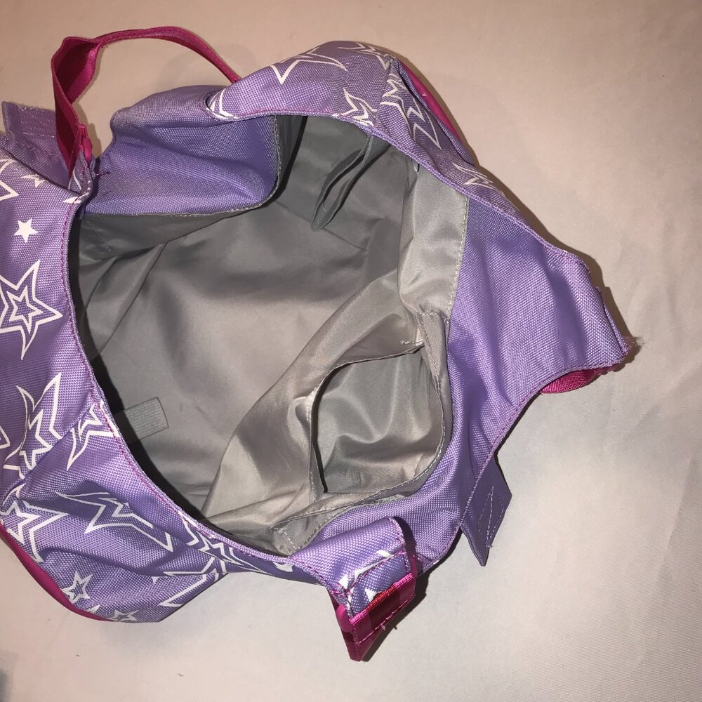 American Girl dolls Large Tote Bag Purple White Stars for Doll's and Clothes - Picture 11 of 13